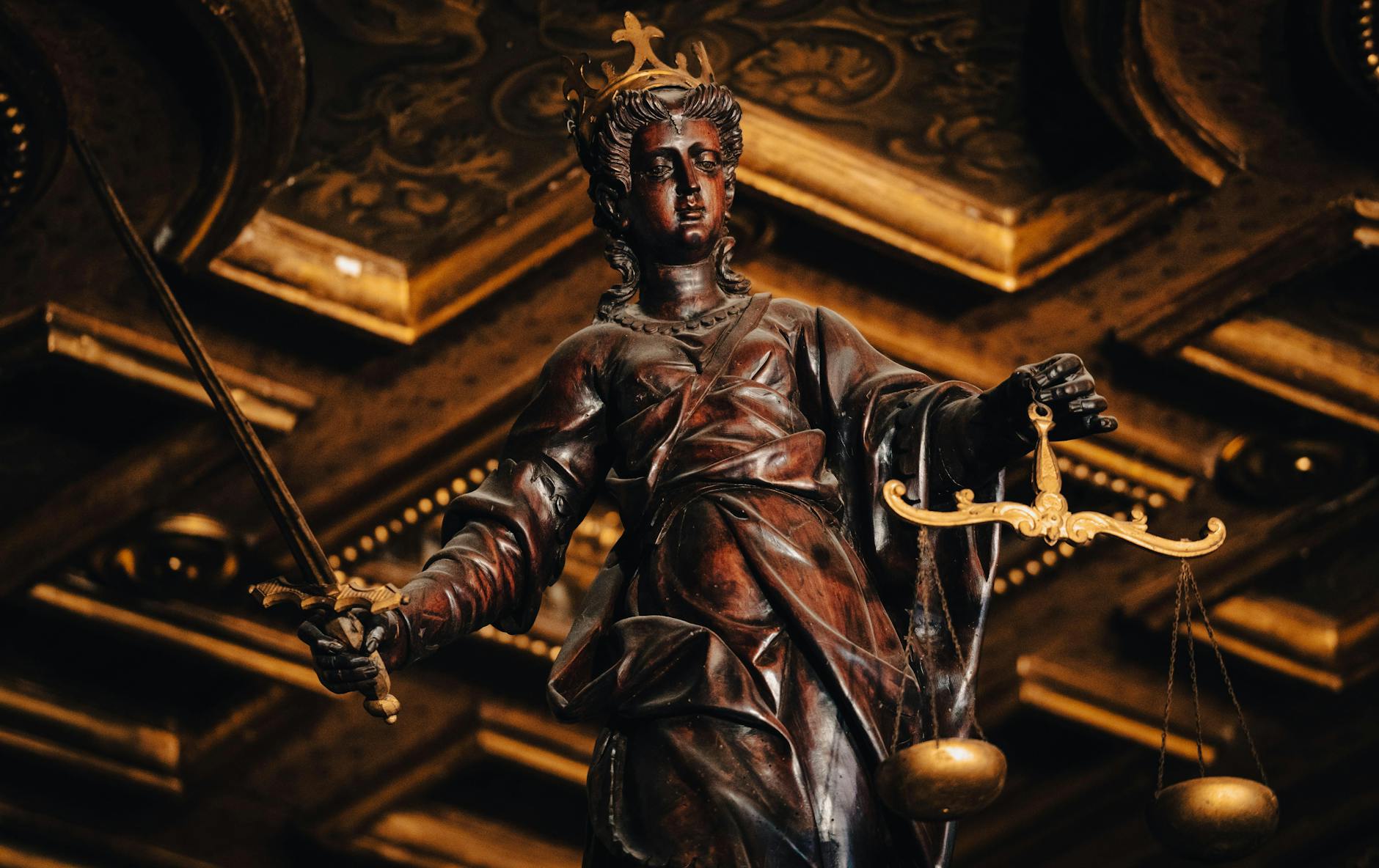 low angle view of a statue