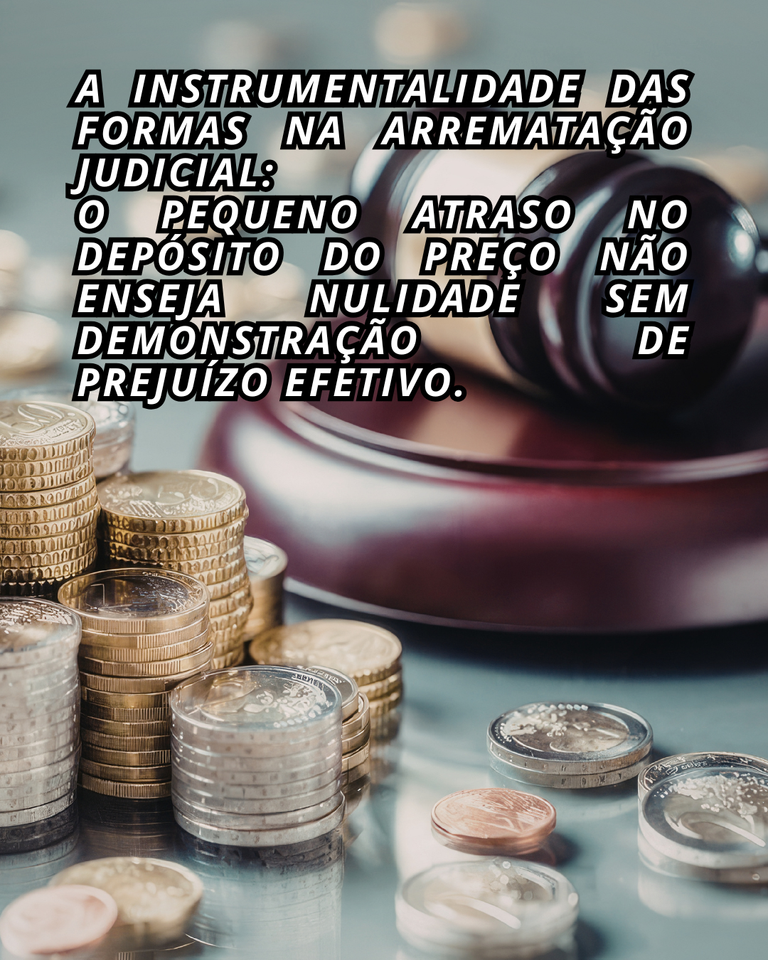 A INSTRUMENTALIDADE DAS FORMAS NA ARREMATAÇÃO JUDICIAL: O PEQUENO ATRASO NO DEPÓSITO DO PREÇO NÃO ENSEJA NULIDADE SEM DEMONSTRAÇÃO DE PREJUÍZO EFETIVO.